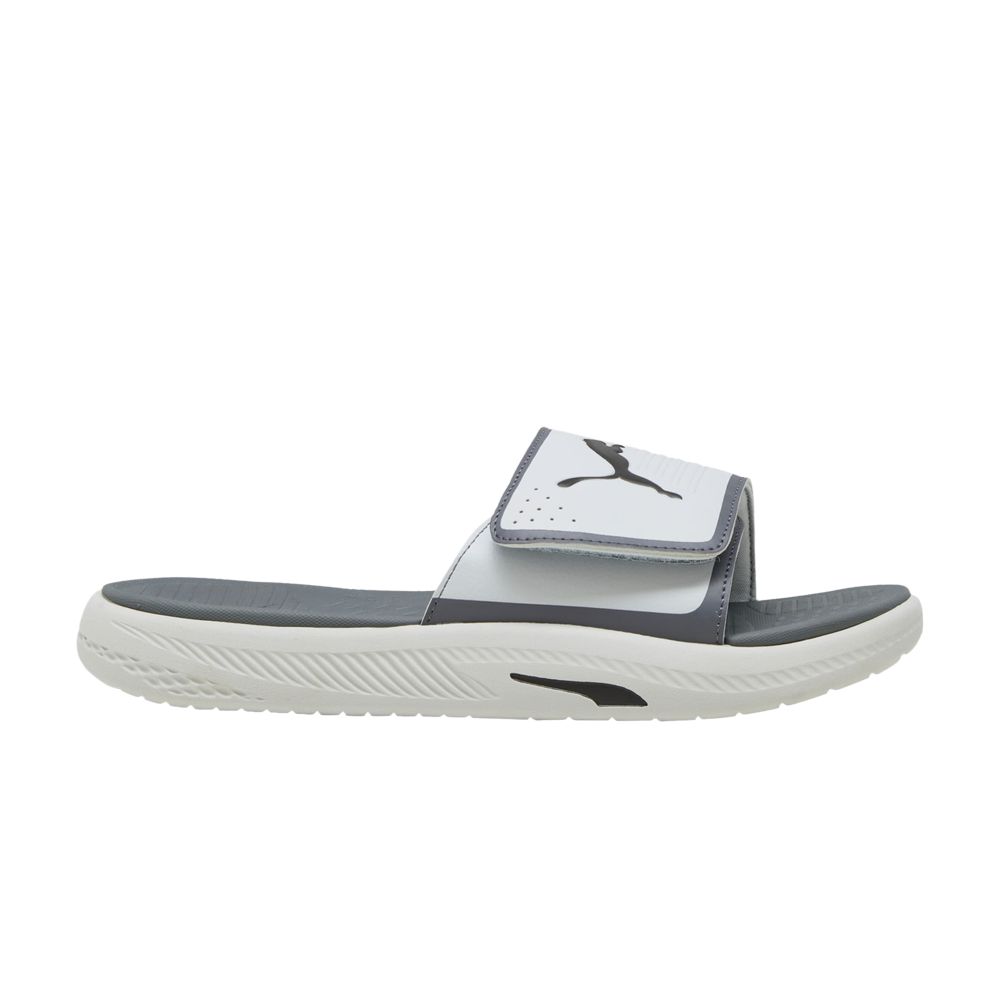 Pre-owned Puma Softride Slide 'ash Grey'