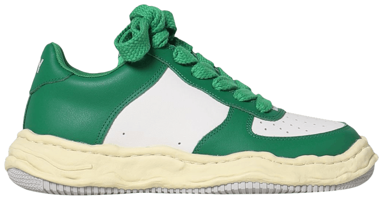 Maison Mihara Yasuhiro Wayne OG Sole Vintage Leather Low Green