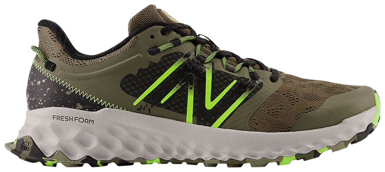 New Balance Fresh Foam Garoe 2E Wide Dark Camo Pixel Green