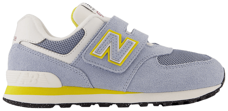 Buy 574 Hook Loop Little Kid Wide Light Arctic Grey Yellow