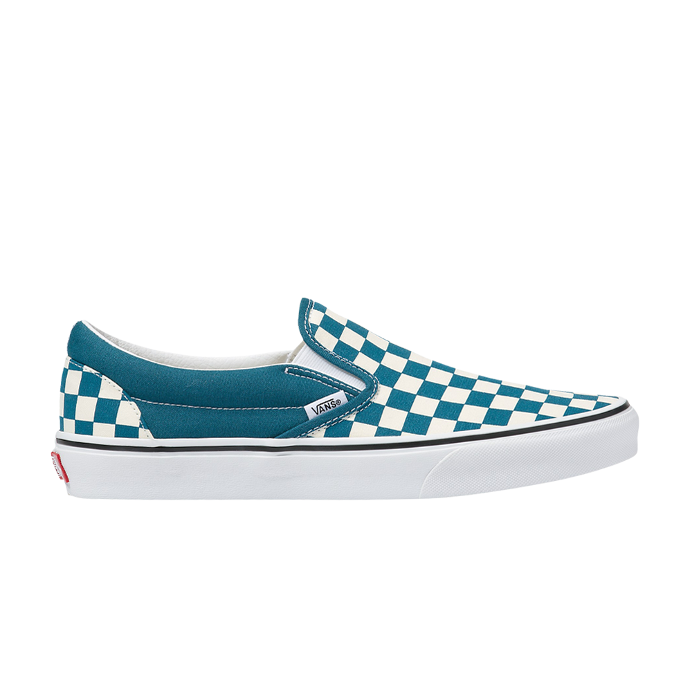Pre-owned Vans Classic Slip-on 'checkerboard - Blue Coral'