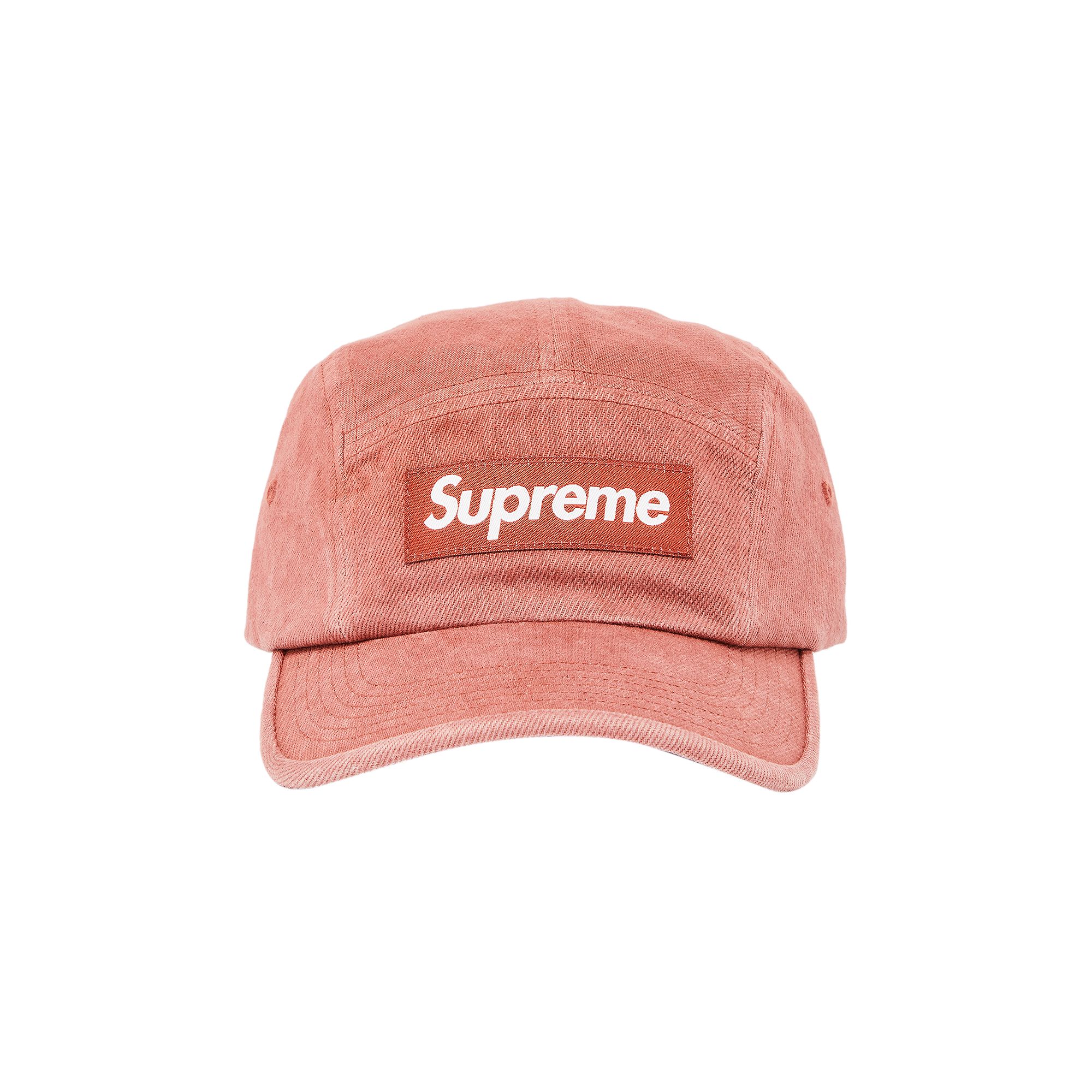 Pre-owned Supreme Denim Camp Cap 'rust' In Orange