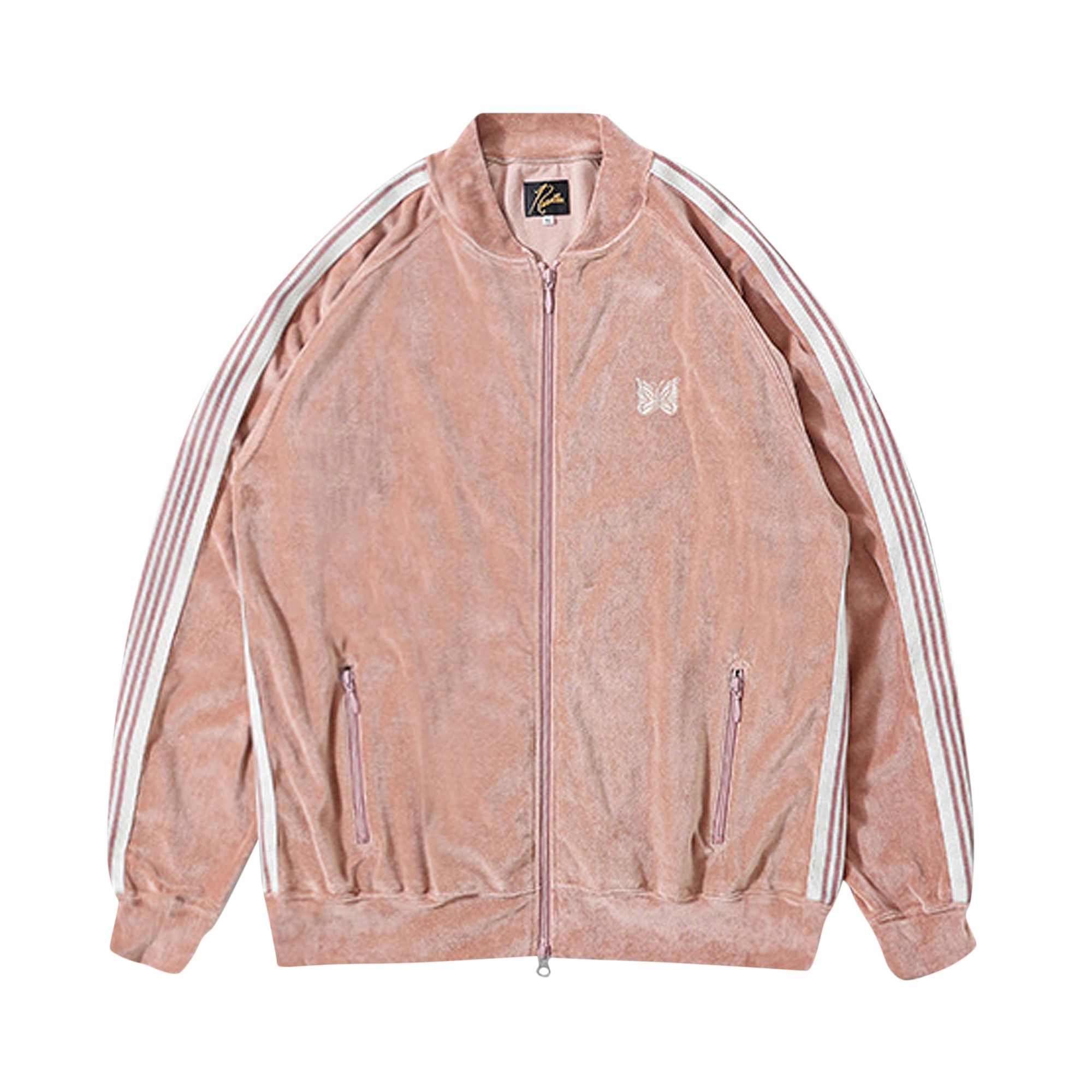 Pre-owned Needles R.c. Velour Track Jacket 'old Rose' | Pink | Men's Size M