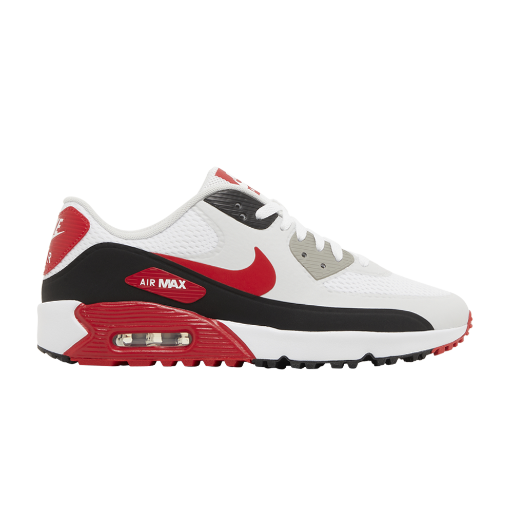 Pre-owned Nike Air Max 90 Golf 'university Red' In White