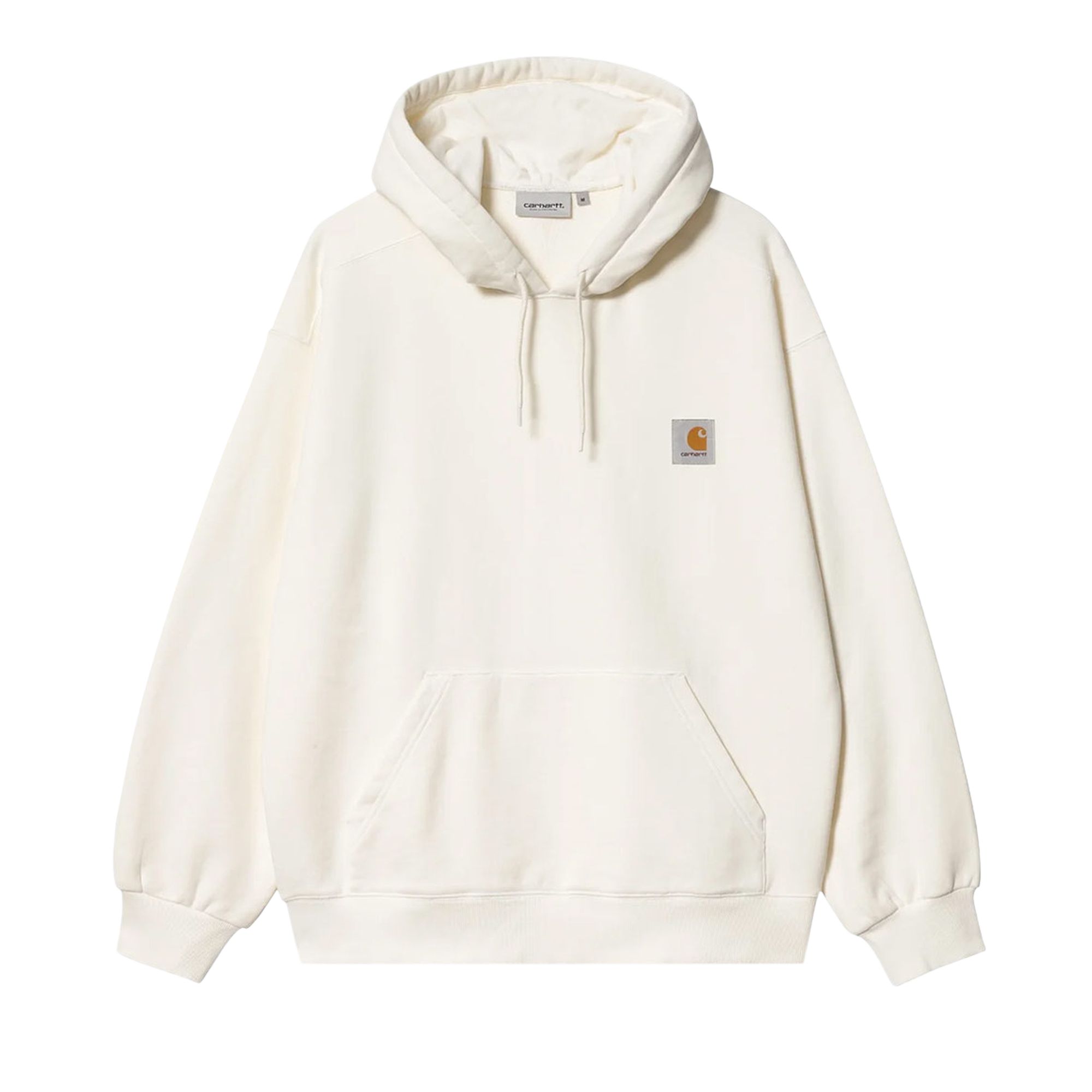 Carhartt WIP Hooded Nelson Sweatshirt 'Wax Garment Dyed' | Cream | Men's Size XS