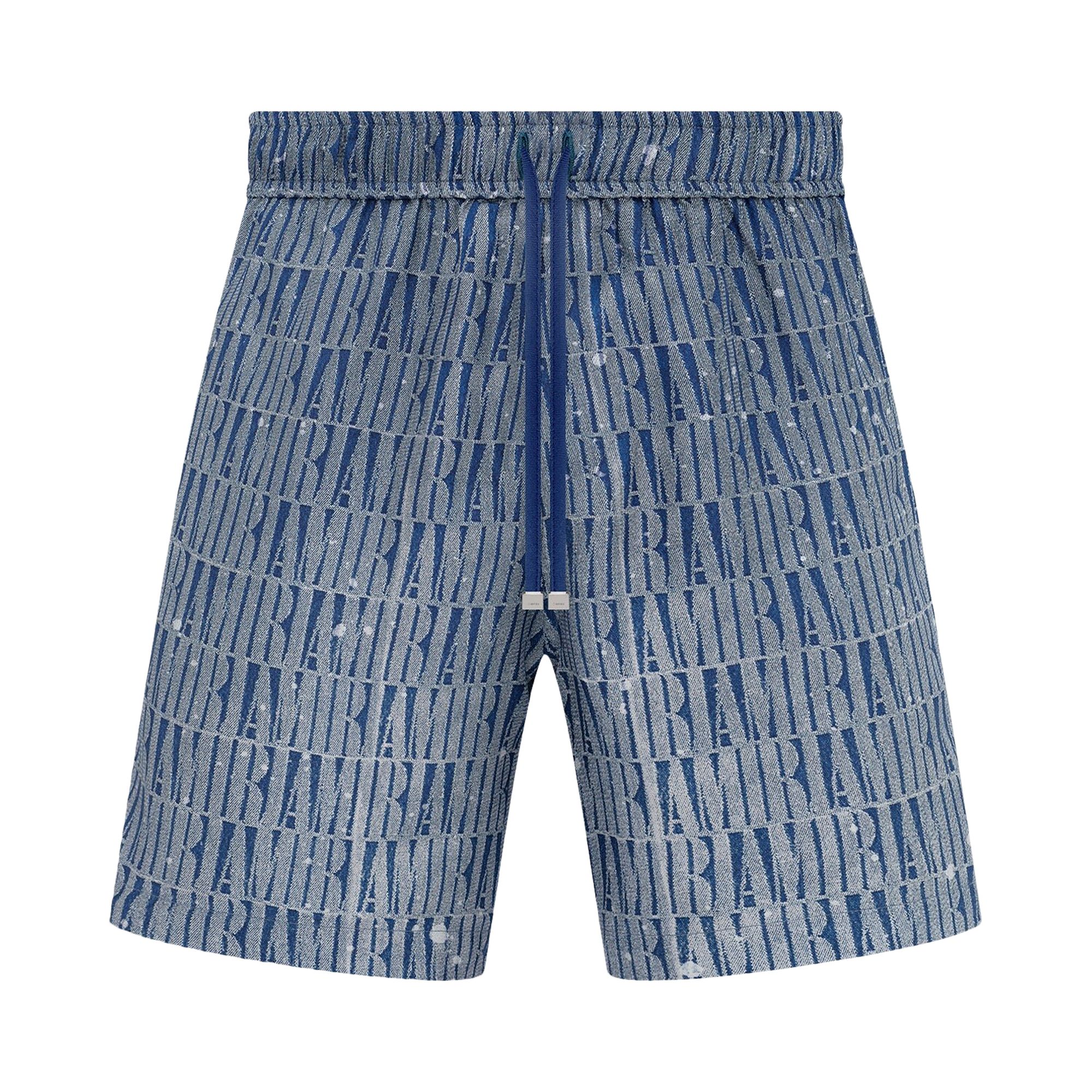 Pre-owned Amiri Gradient Drawstring Short 'blue'