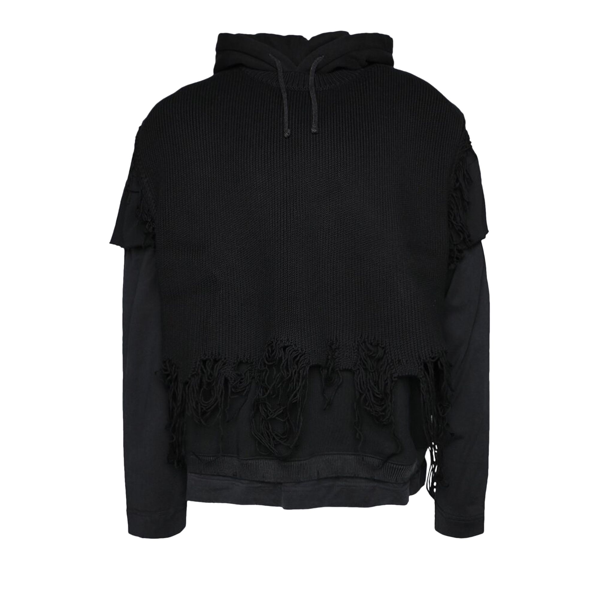 Pre owned Givenchy Overlapped Hoodie faded Black ModeSens