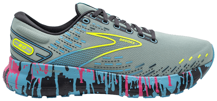 Brooks Glycerin 20 Paint Drip   Jadeite