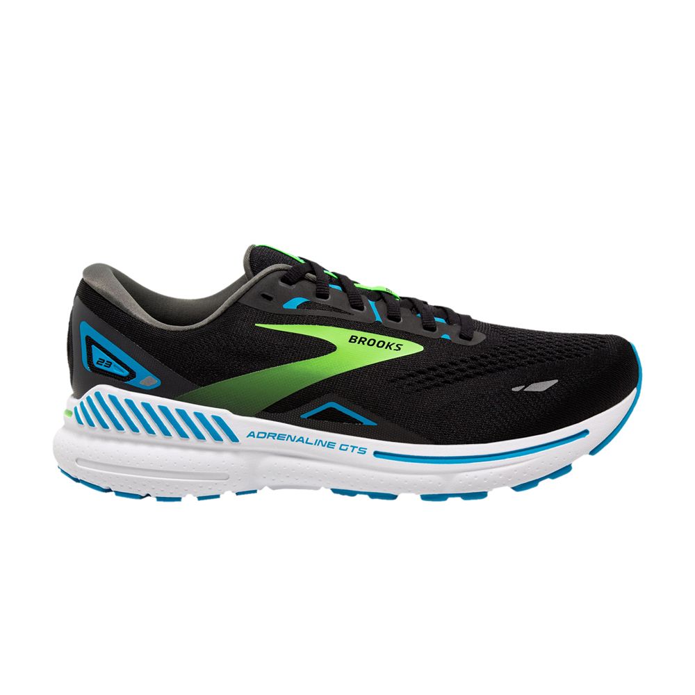 Click to view more detailed imagery on our partner's website Pre-owned Brooks Adrenaline Gts 23 'black Hawaiian Ocean'
