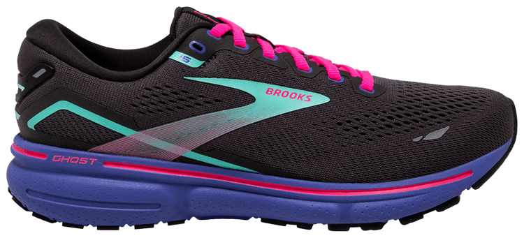 Brooks Wmns Ghost 15 Black Aruba