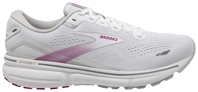 Brooks Wmns Ghost 15 White Viola