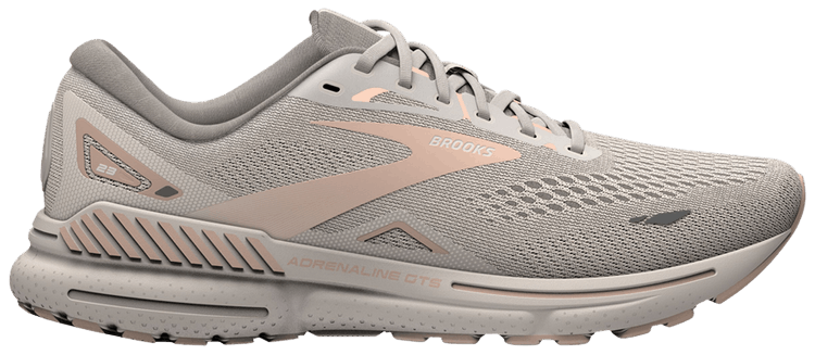 Brooks Wmns Adrenaline GTS 23 Wide Crystal Grey Villa