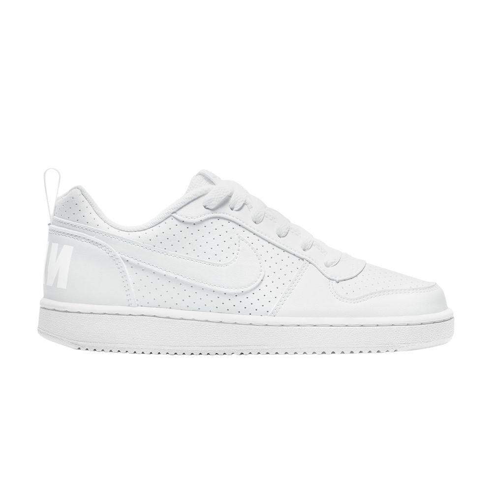 Pre-owned Nike Court Borough Low Sl Gs 'triple White' | Kid's Size 6.5