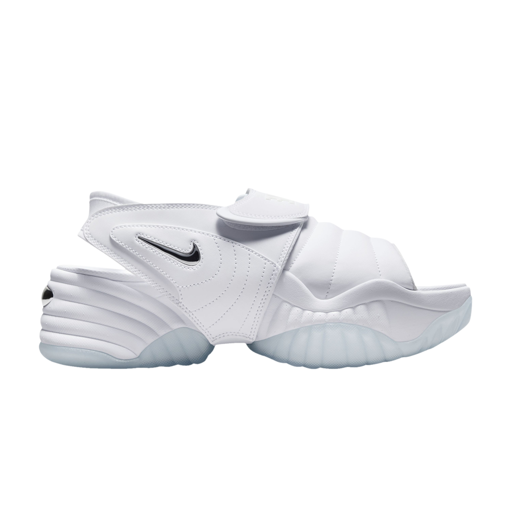 Pre-owned Nike Wmns Adjust Force Sandal 'white Metallic Silver'