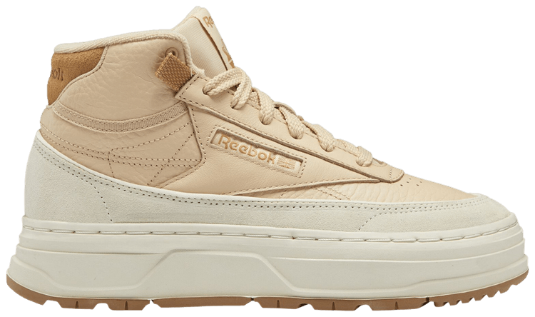 Reebok Wmns Club C Geo Mid Weathered Beige