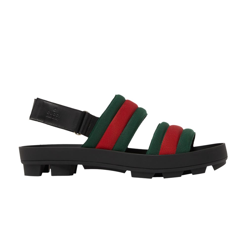 Gucci Web Sandal 'Black' | Men's Size 7