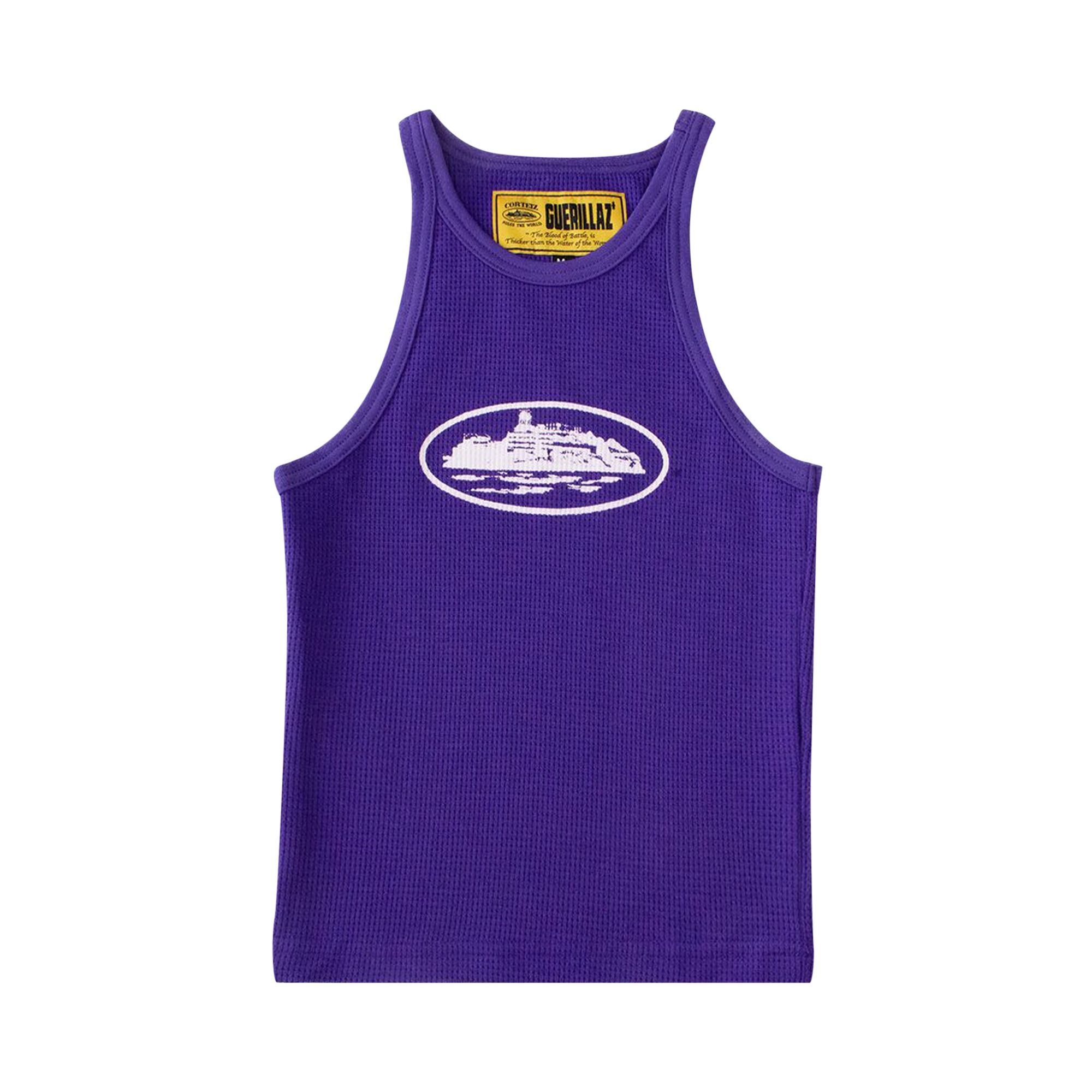 Pre-owned Corteiz Alcatraz Tank Top 'purple'