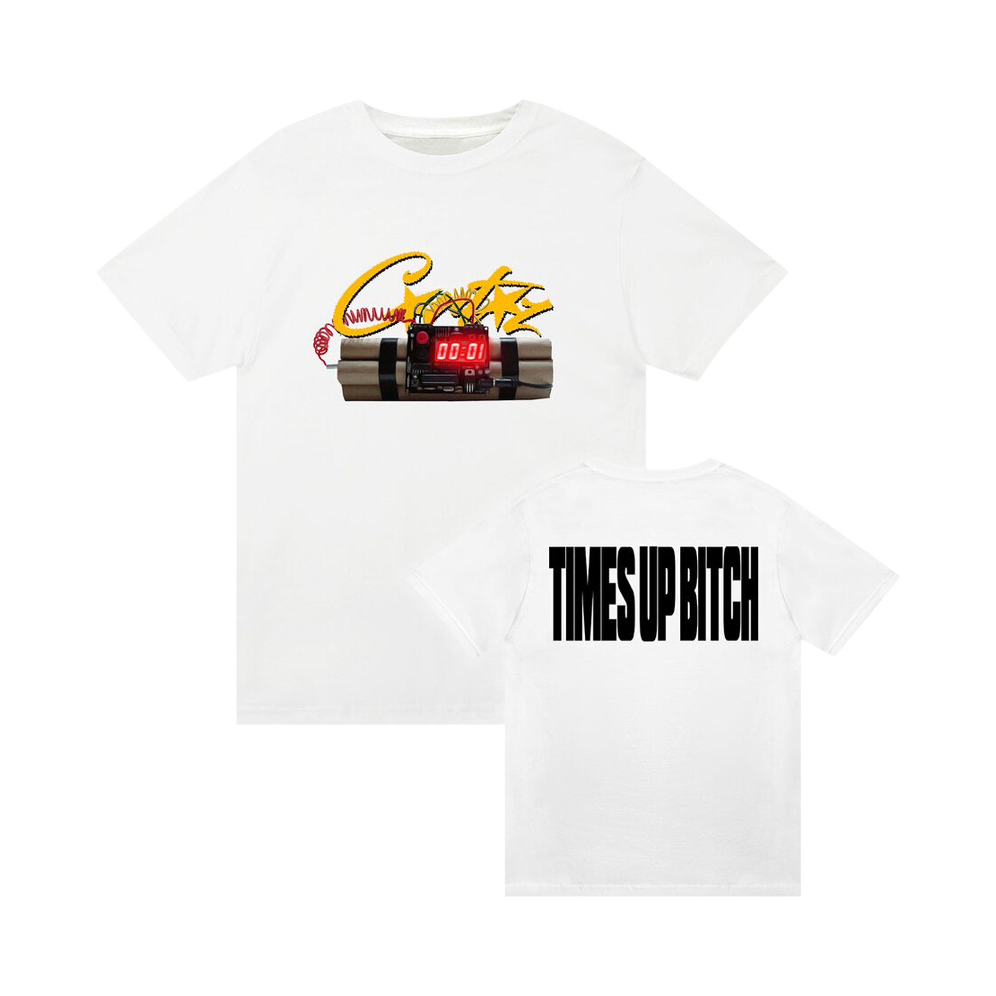 Corteiz OG Timebomb Tee 'White' | Men's Size M