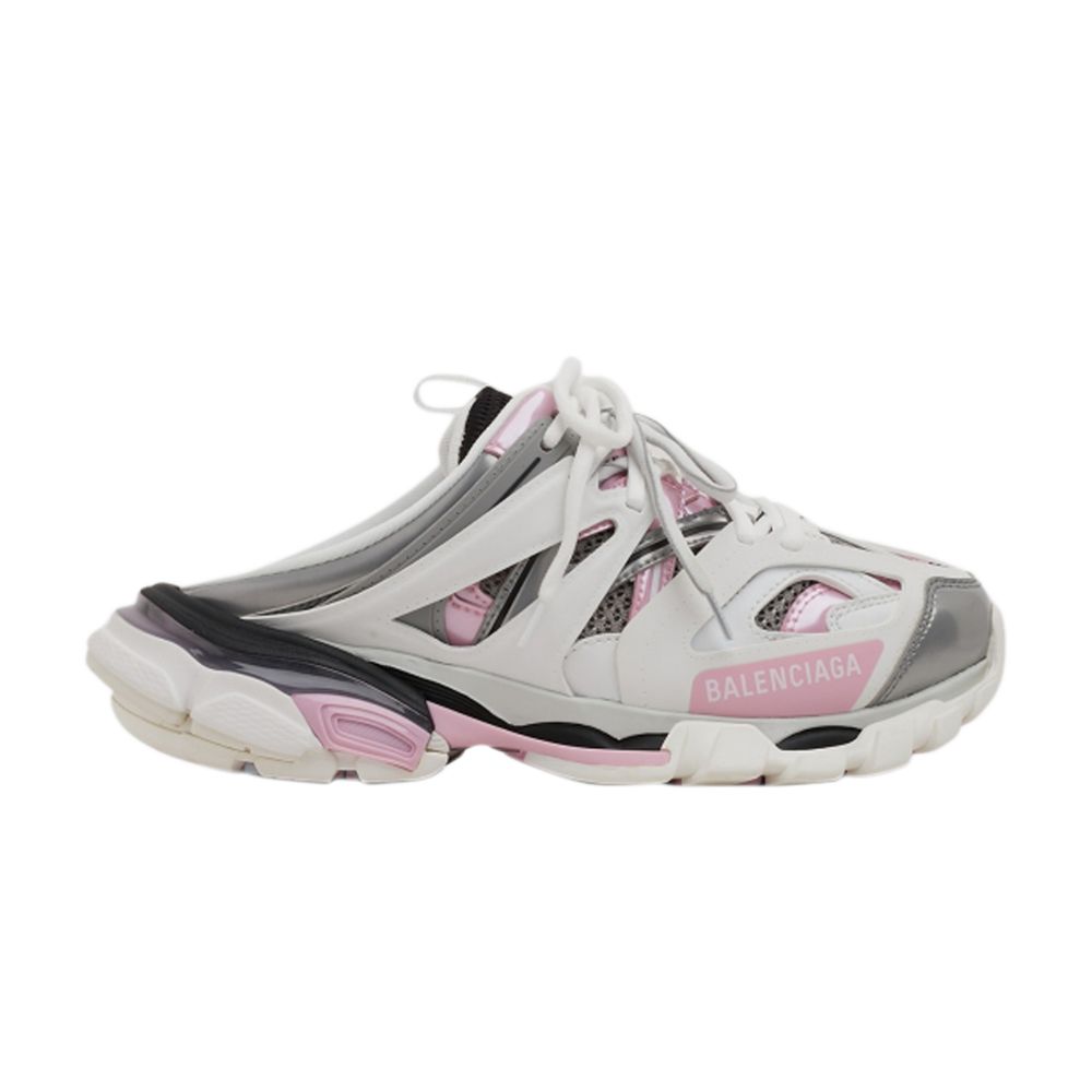 Pre-owned Balenciaga Wmns Track Mule 'white Pink' | Women's Size 39