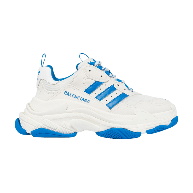 Size 10.0 Adidas x Balenciaga Wmns Triple S Sneaker White Blue