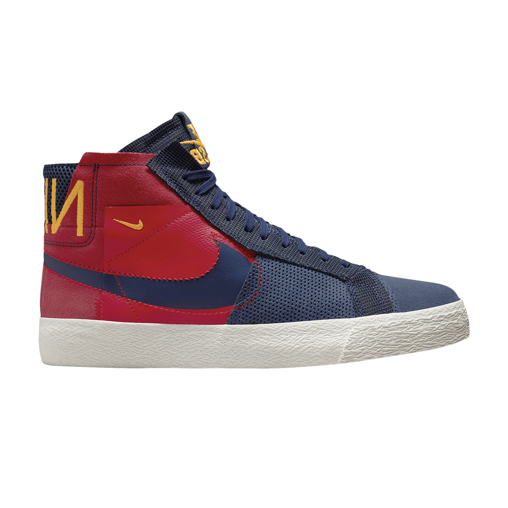 Pre-owned Nike Zoom Blazer Mid Premium Sb 'deconstructed - Barcelona' In Red