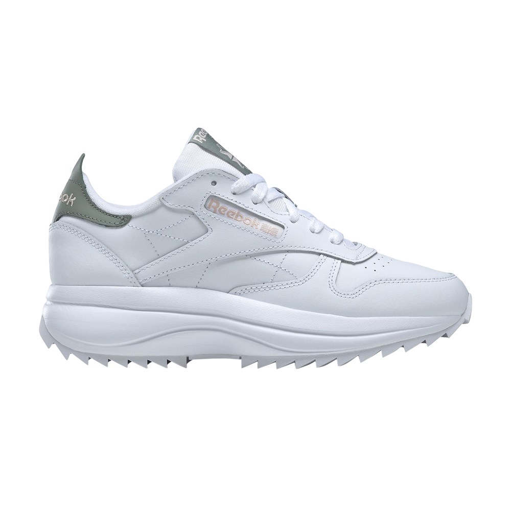 Pre-owned Reebok Wmns Classic Leather Sp Extra 'white Harmony Green'