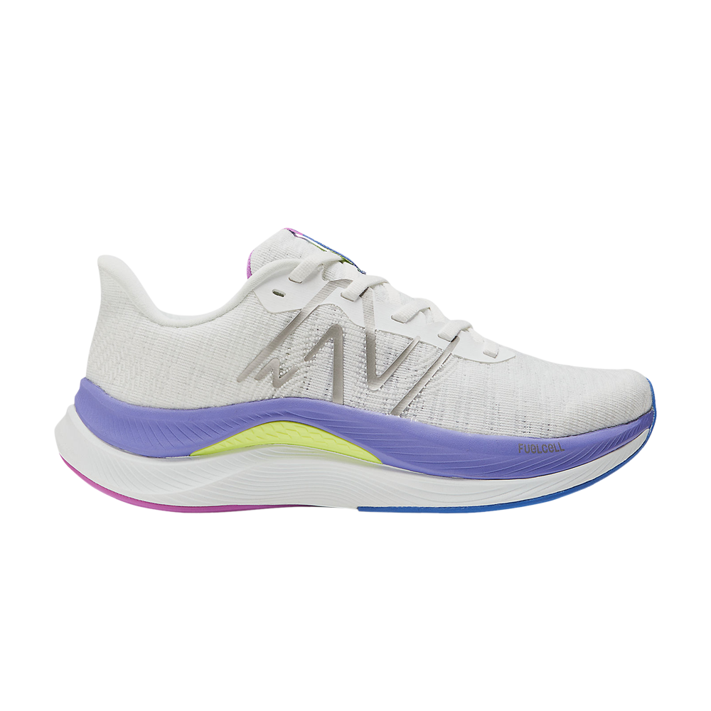 Pre-owned New Balance Wmns Fuelcell Propel V4 'white Electric Indigo'