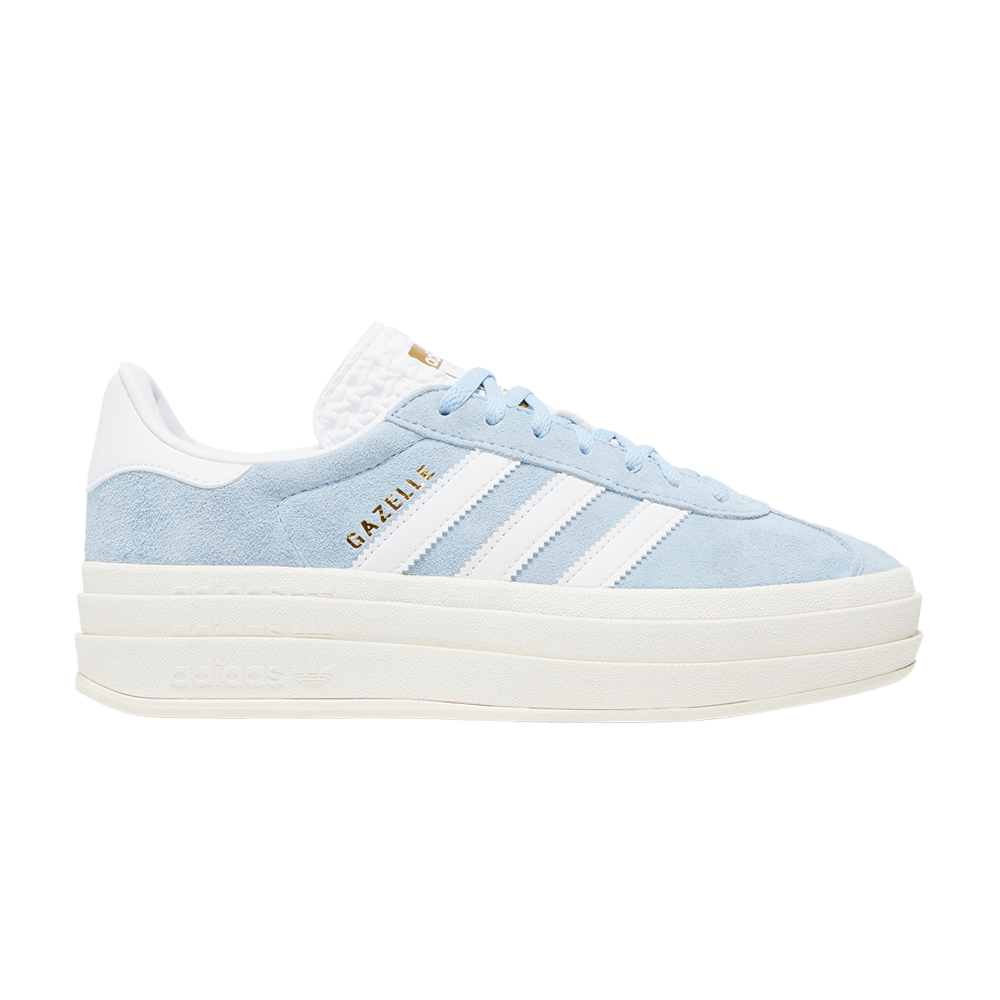 Pre-owned Adidas Originals Wmns Gazelle Bold 'clear Sky' In Blue