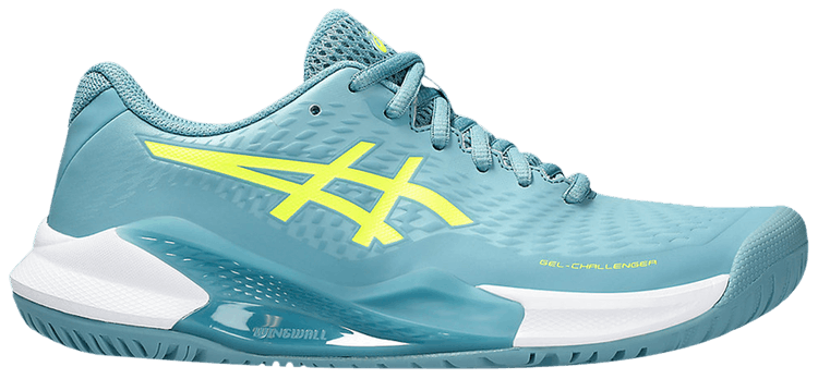 Asics Wmns Gel Challenger 14 Gris Blue Safety Yellow
