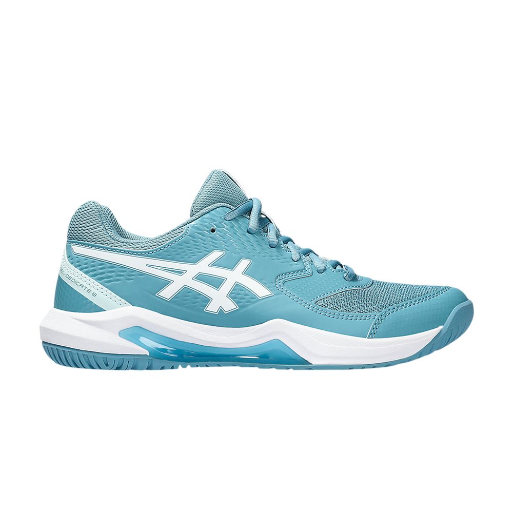Asics Wmns Gel Dedicate 8 'Gris Blue White' | Women's Size 6.5 - 1042A237-400