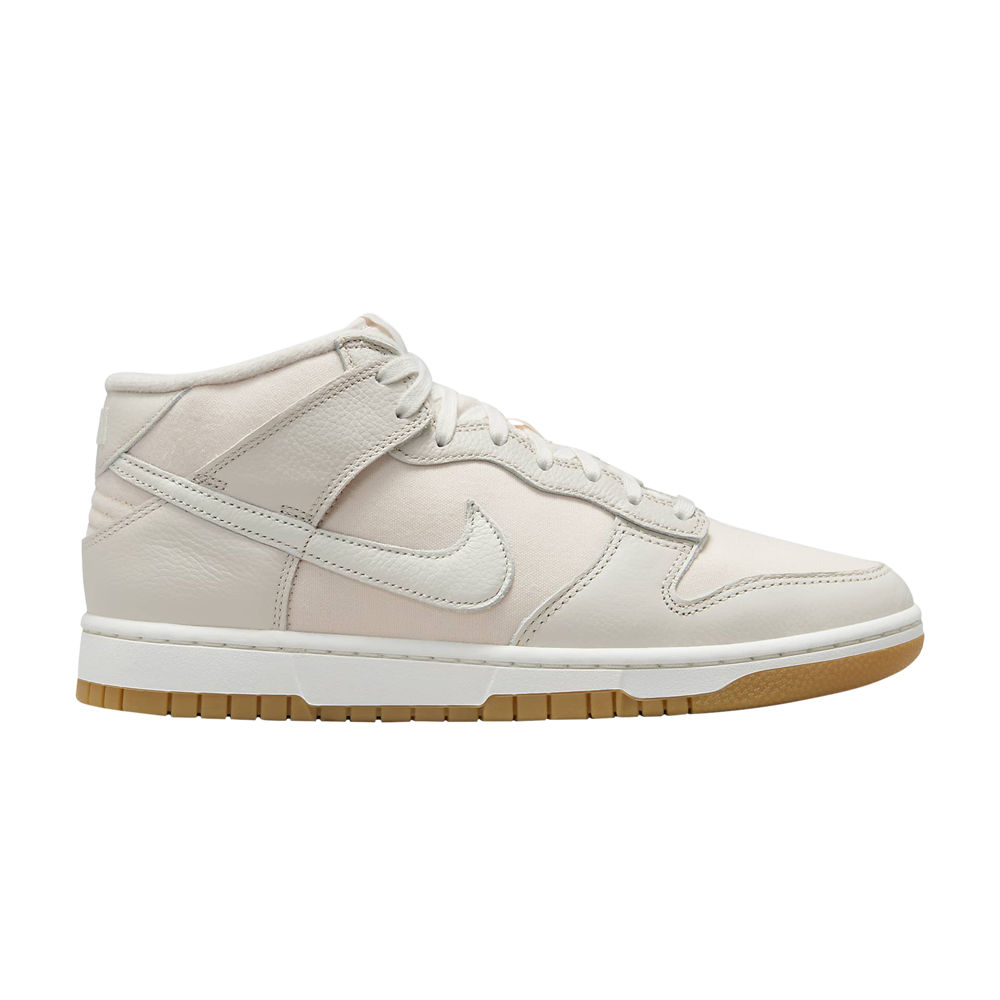 Pre-owned Nike Dunk Mid 'light Orewood Brown Gum' In Cream