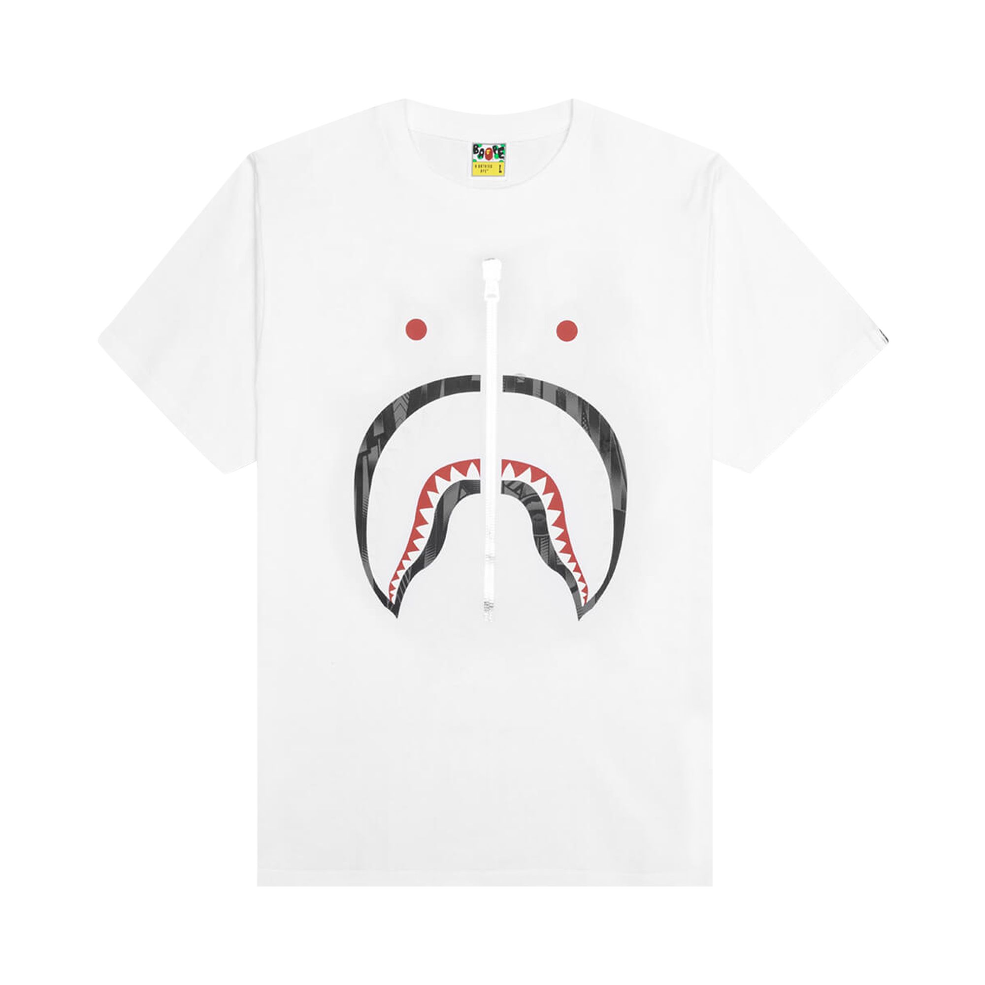 BAPE Speed Racer Shark Tee 'White' | Men's Size M