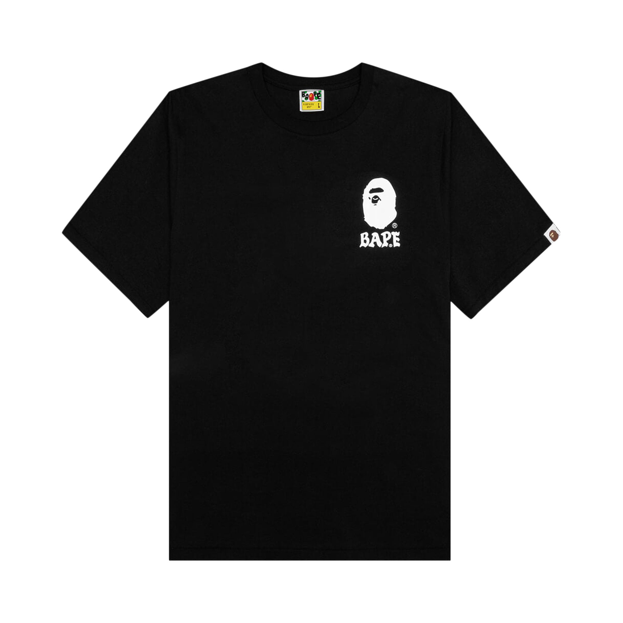 BAPE Japan Culture Lettered Tee 'Black' | Men's Size 2XL