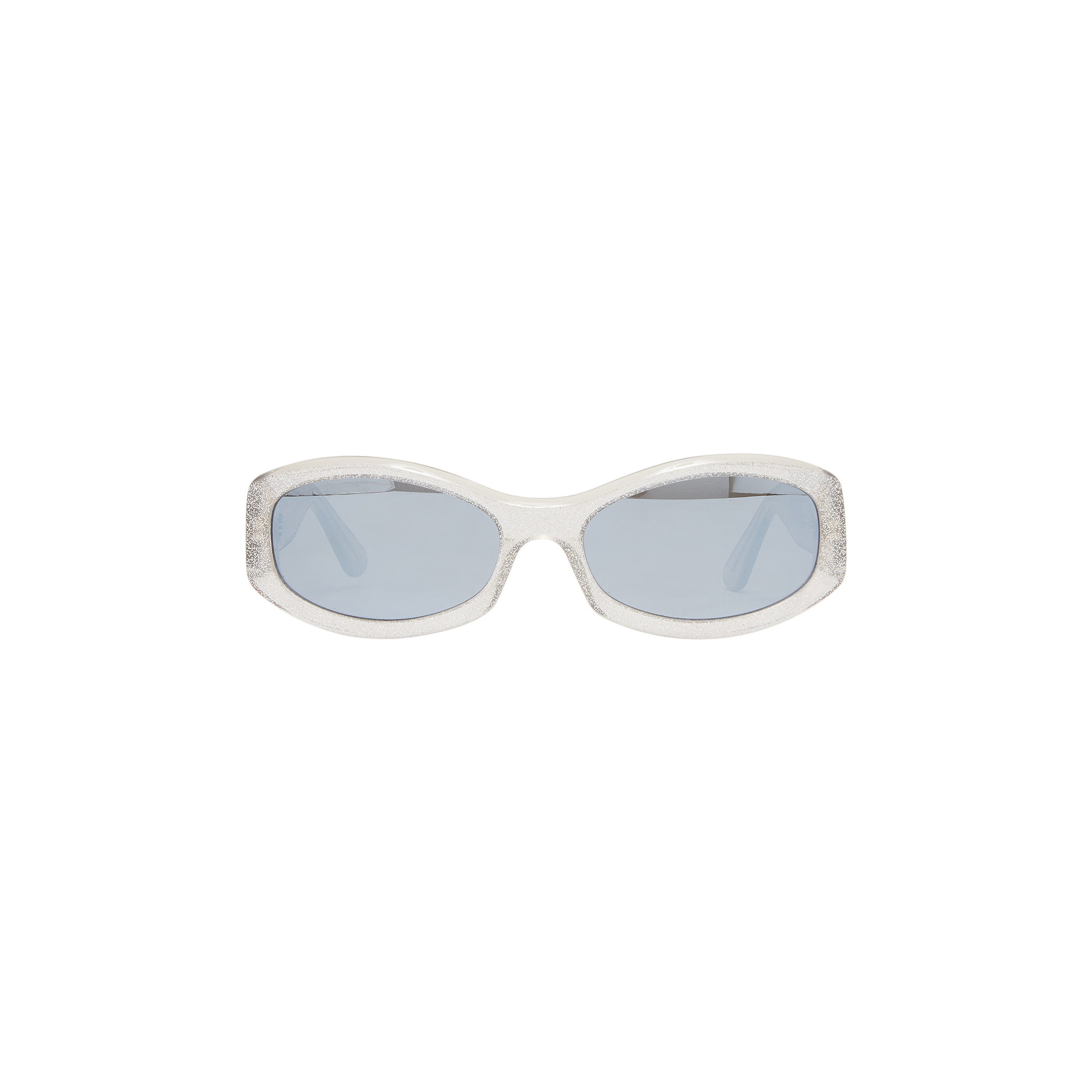 Pre-owned Supreme Corso Sunglasses 'glitter' In Silver