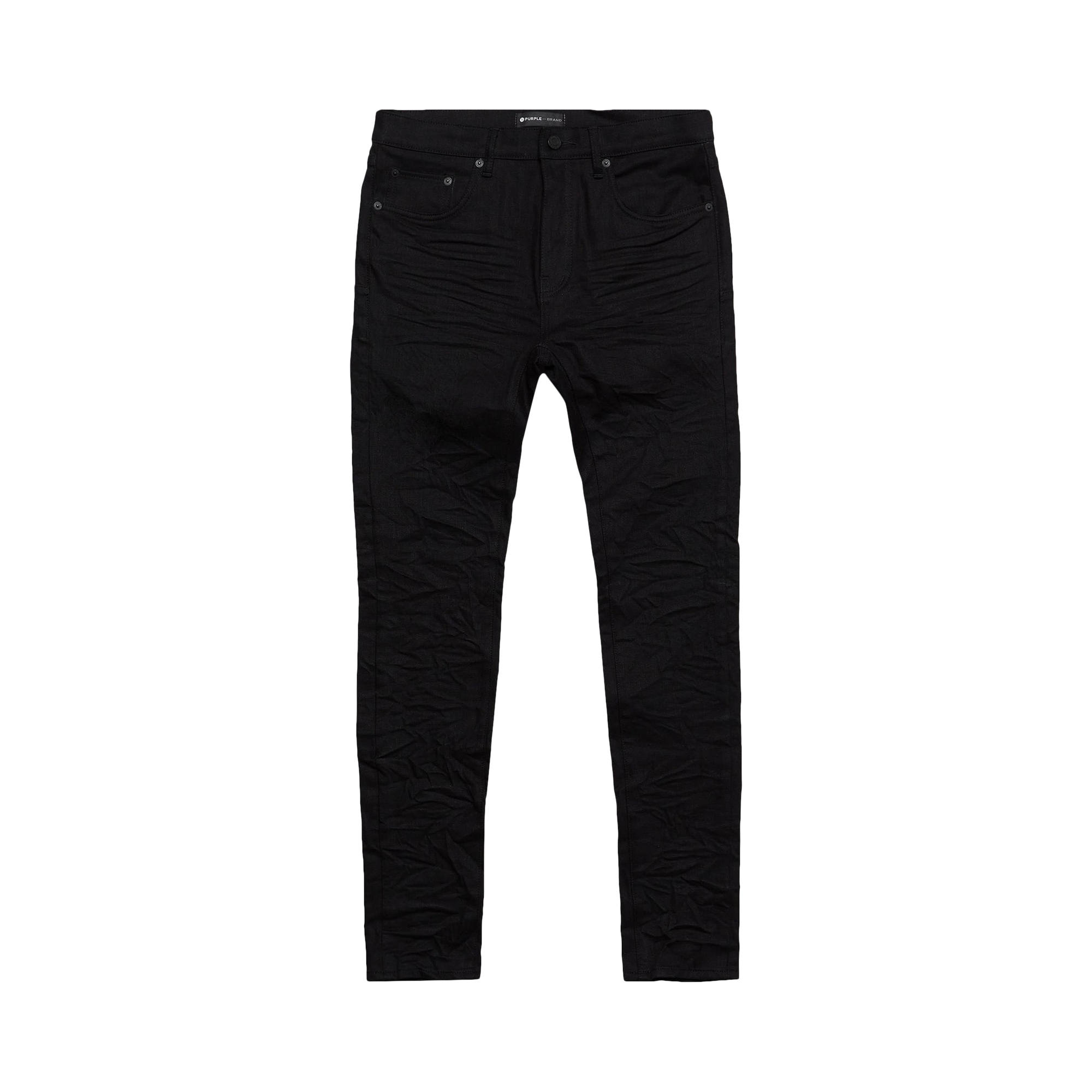 Pre-owned Purple Brand Low Rise Skinny Jeans 'black'