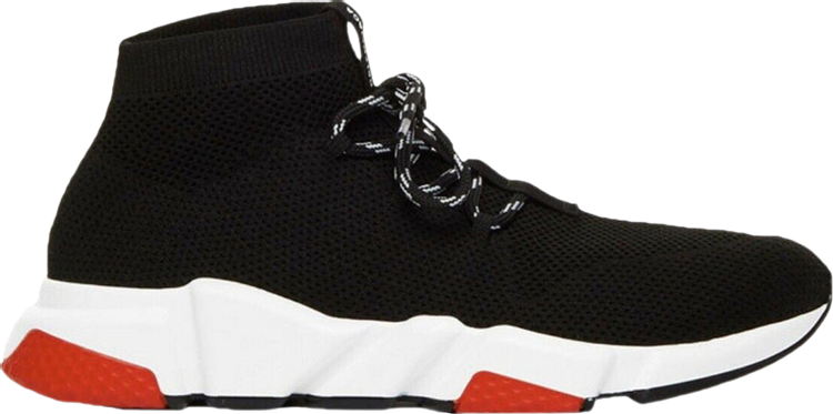 Balenciaga Speed Lace Up Trainer 'Black Red'