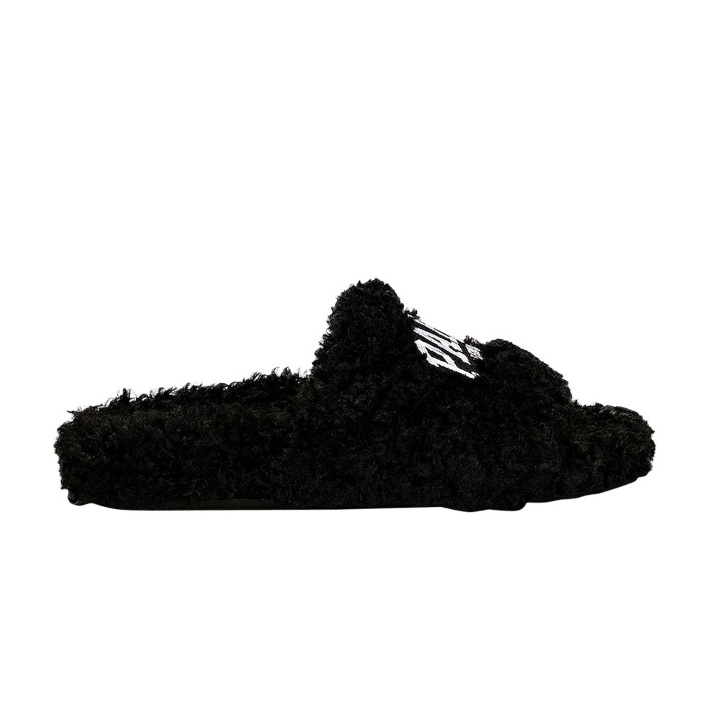 Balenciaga Wmns Furry Slides 'Black White' | Women's Size 42