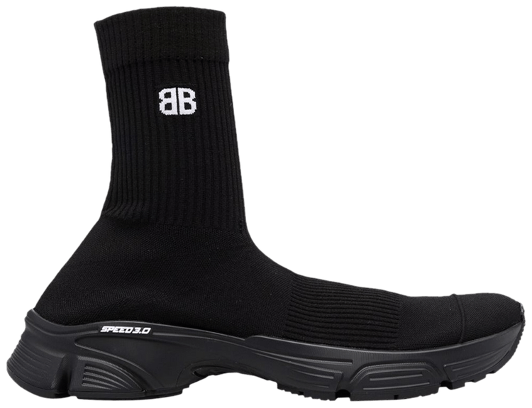 ★BALECIAGA★ 3.0スピード ランナースニーカー654532 W2DN2 Buy Balenciaga Speed 3.0 Sneaker 'Black' - 654532 W2DN2 1090