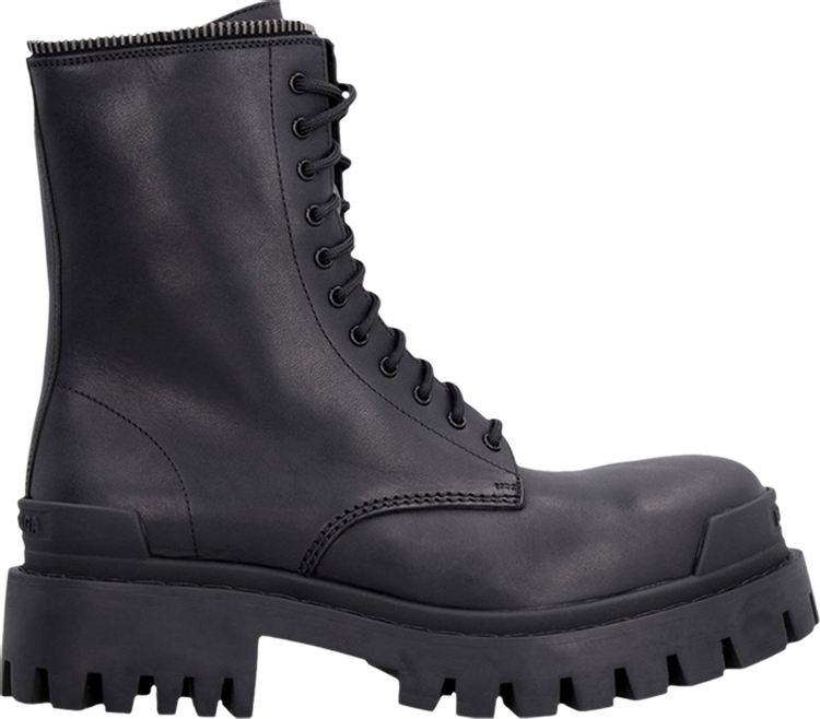 Buy Balenciaga Wmns Lace Up Combat Boot 'Black' - 664709 WA9O1 1081 | GOAT