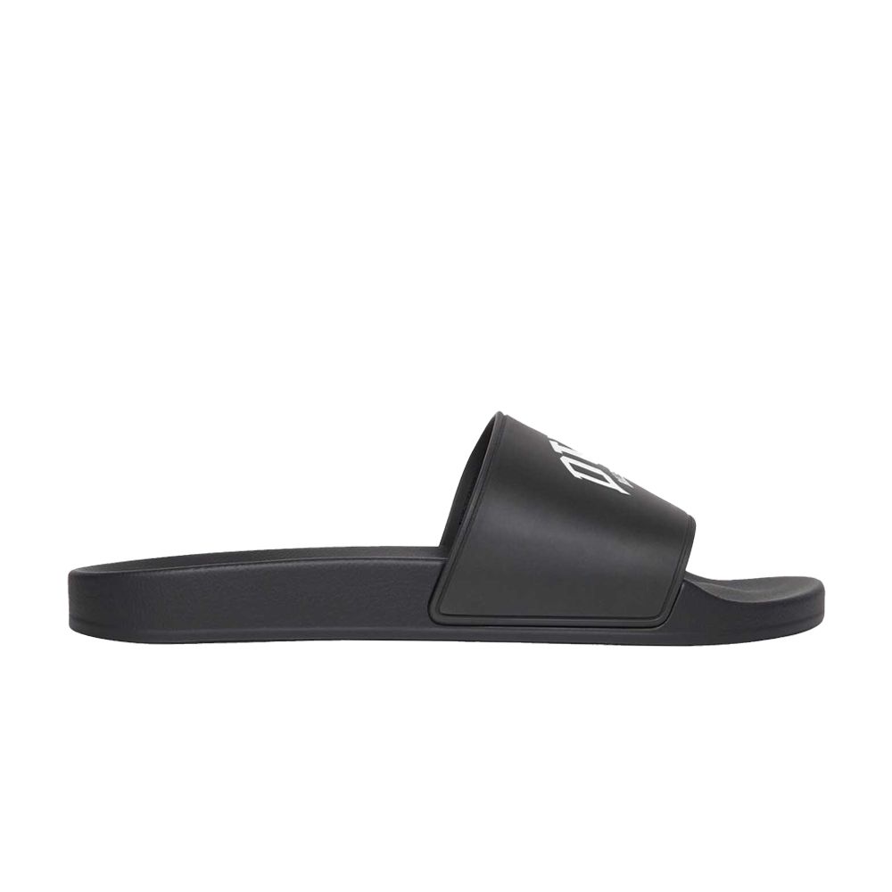 Balenciaga Pool Slides 'Cities Dubai - Black' | Men's Size 45