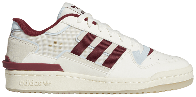 Adidas Forum Exhibit Low Off White Burgundy