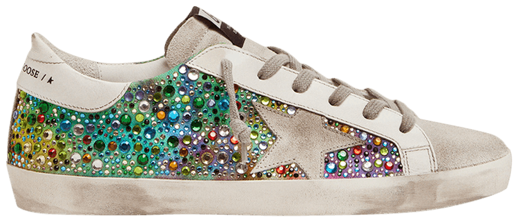 Buy Golden Goose Wmns Superstar Rainbow Crystals GWF00101