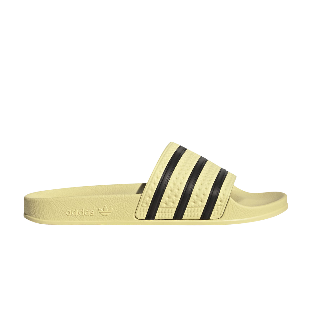 Pre-owned Adidas Originals Adilette Slides 'almost Yellow'