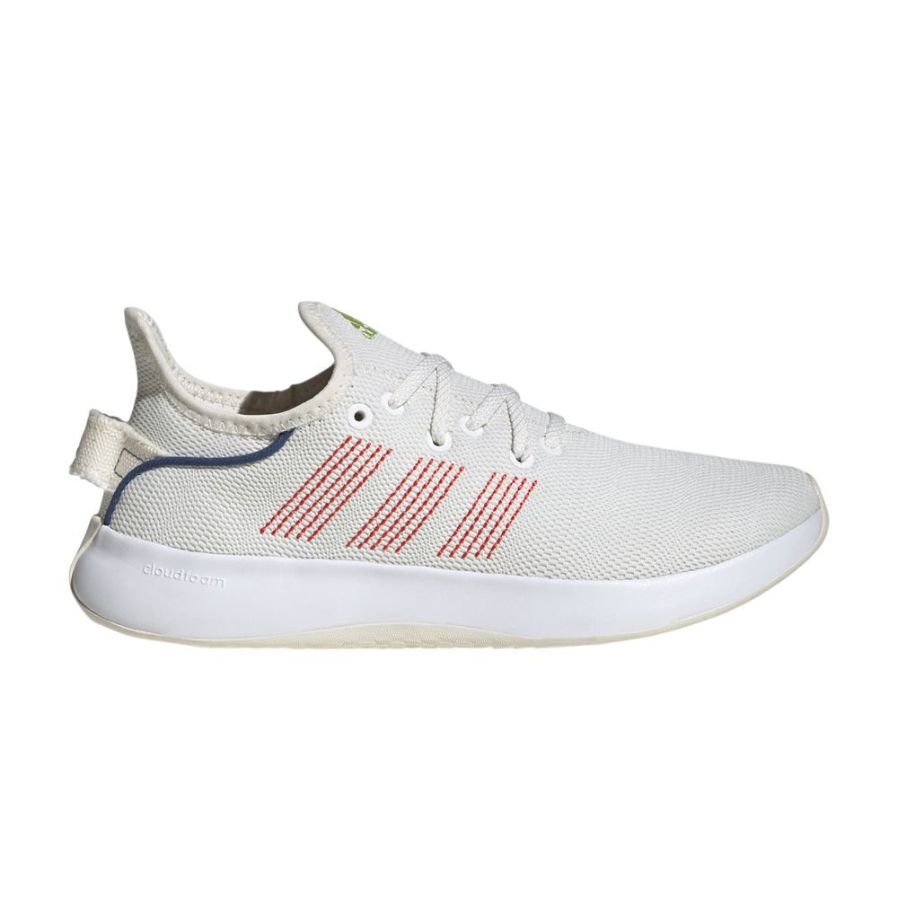 Wmns Cloudfoam Pure 'Off White Bright Red' - IG7385