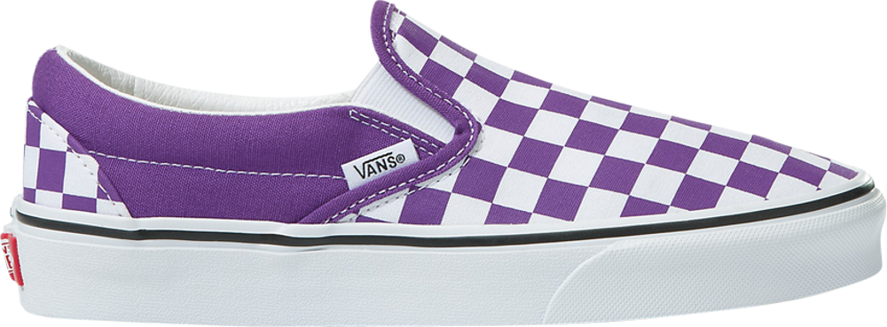 Buy Classic Slip-On 'Color Theory Checkerboard - Purple' - VN0A5JMHBEK ...