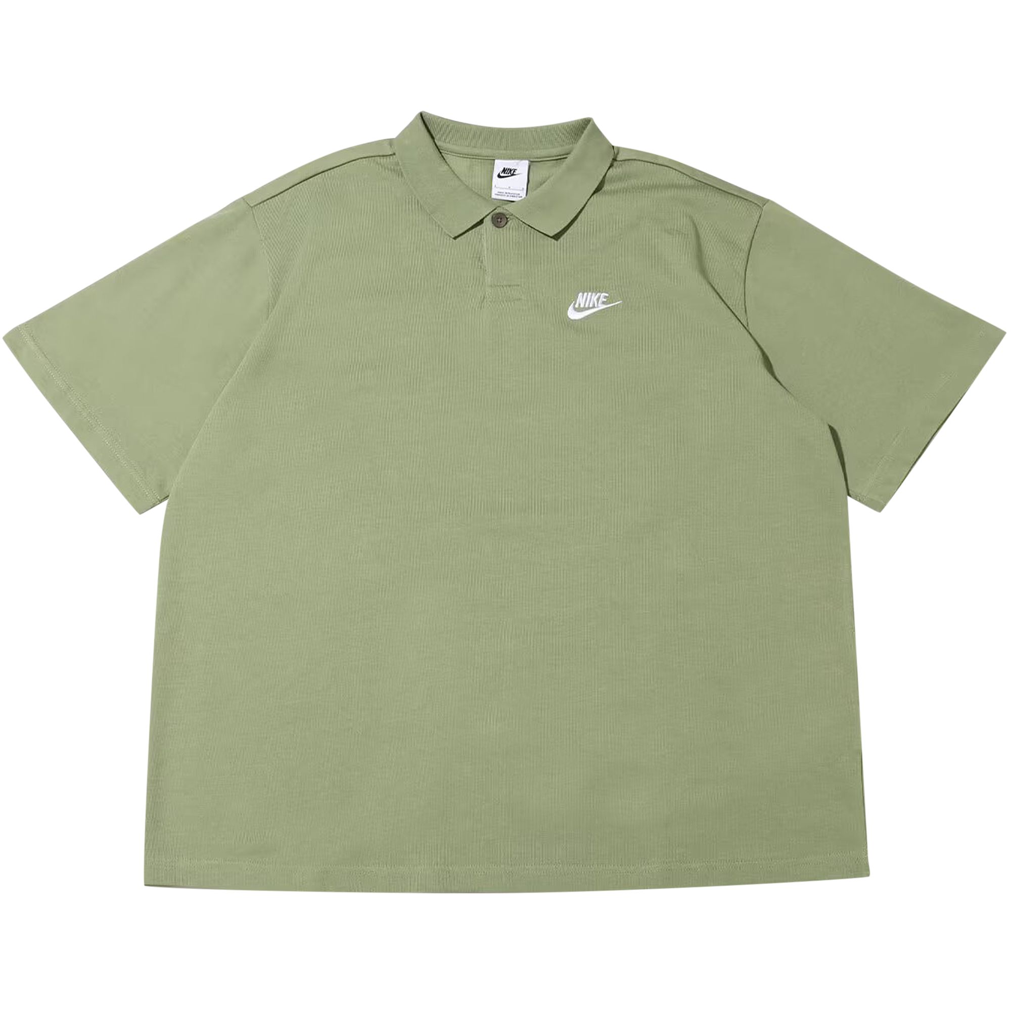 Pre-owned Nike Sportswear Club Matchup Polo 'oil Green'