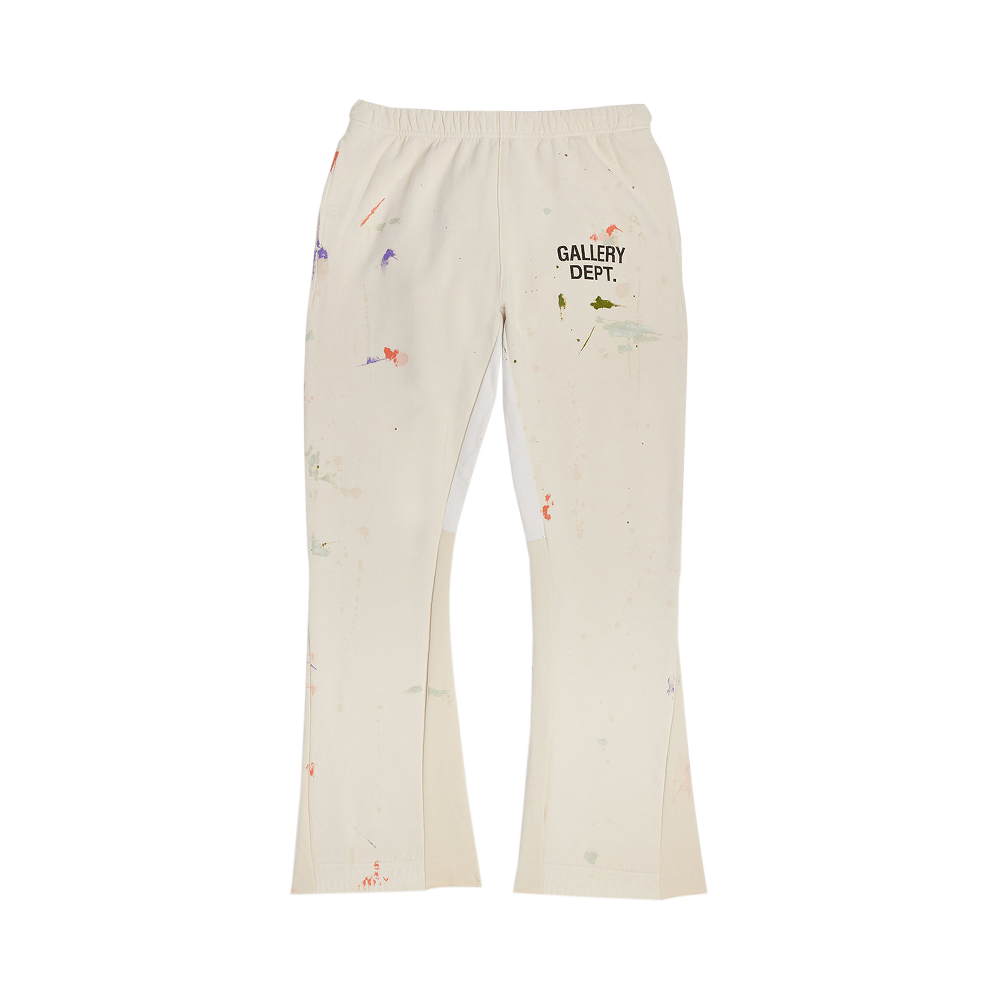 Pre-owned Gallery Dept. Gd Painted Flare Sweatpant 'white'