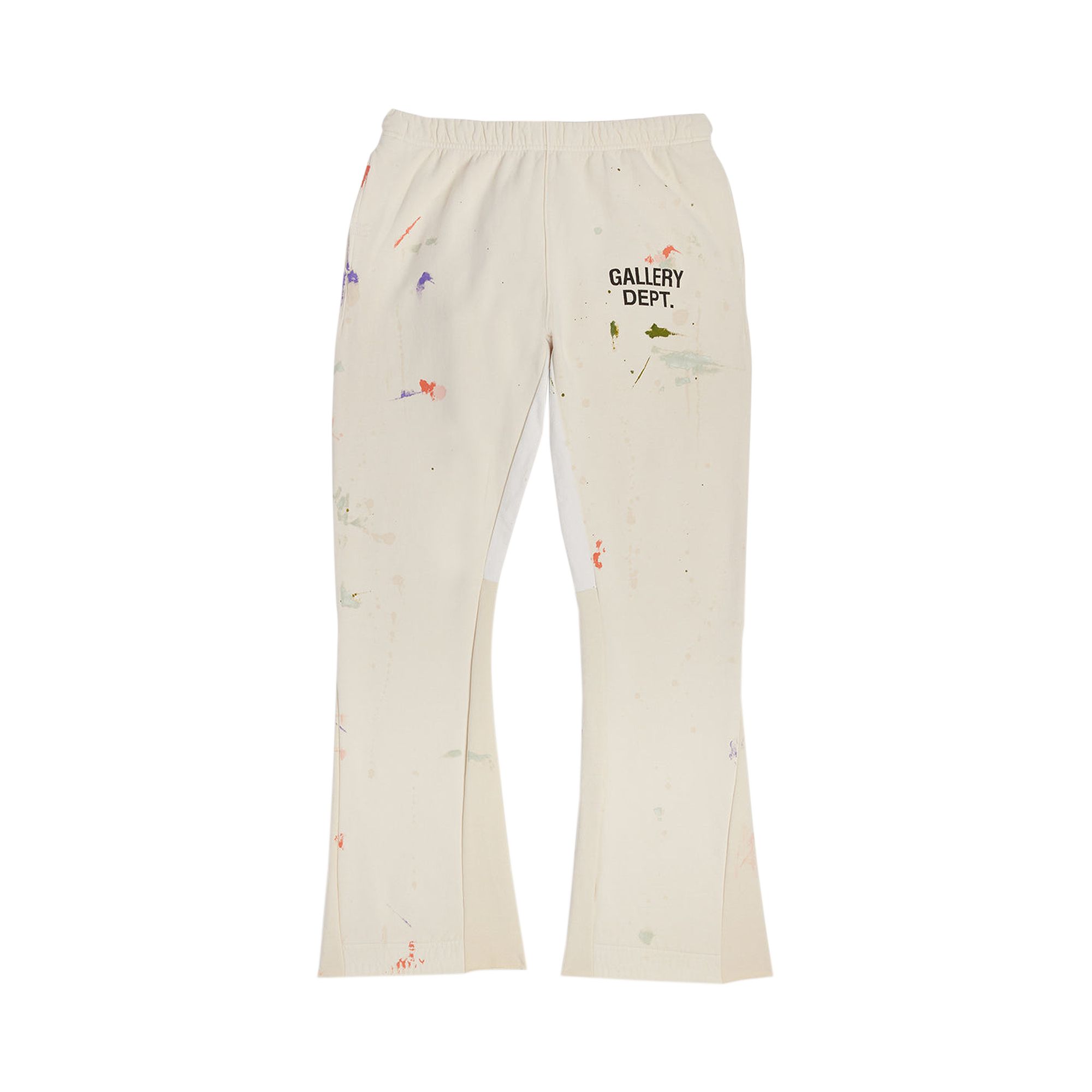 Pre-owned Gallery Dept. Gd Painted Flare Sweatpant 'white'