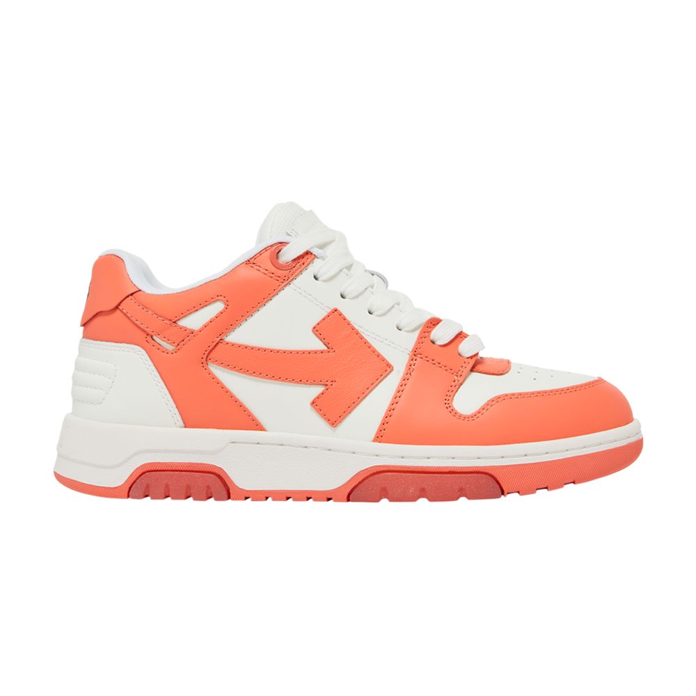 Pre-owned Off-white Wmns Out Of Office 'coral Red' | Orange | Women's Size 35