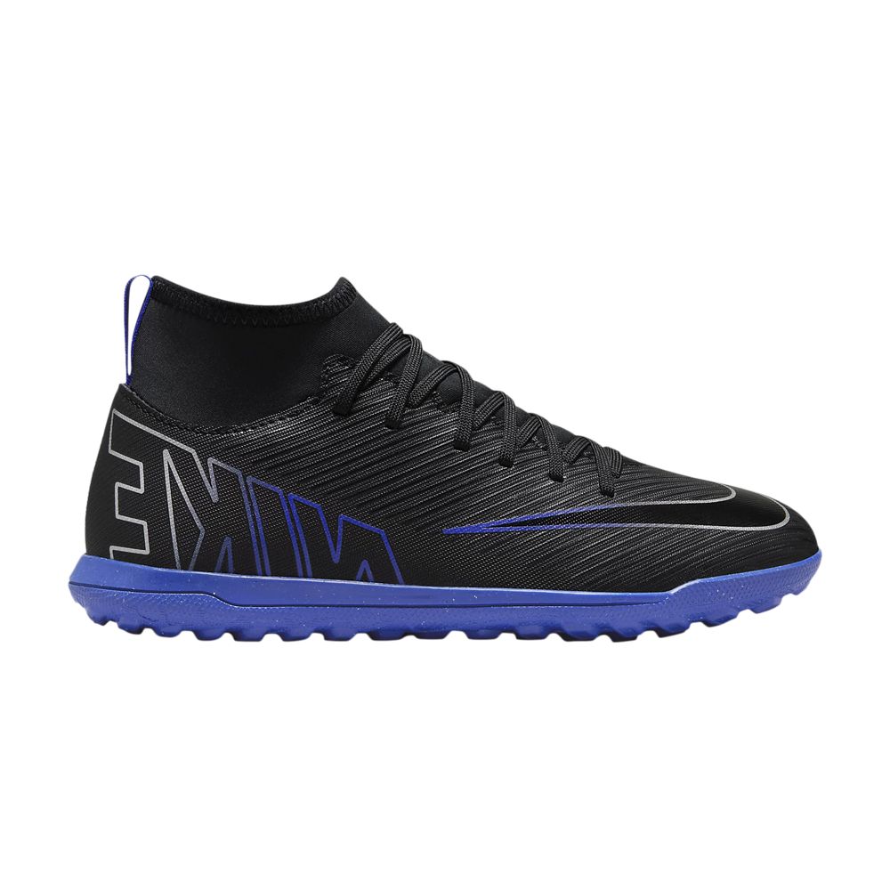 Pre-owned Nike Mercurial Superfly 9 Club Tf Gs 'shadow Pack' | Black | Kid's Size 1